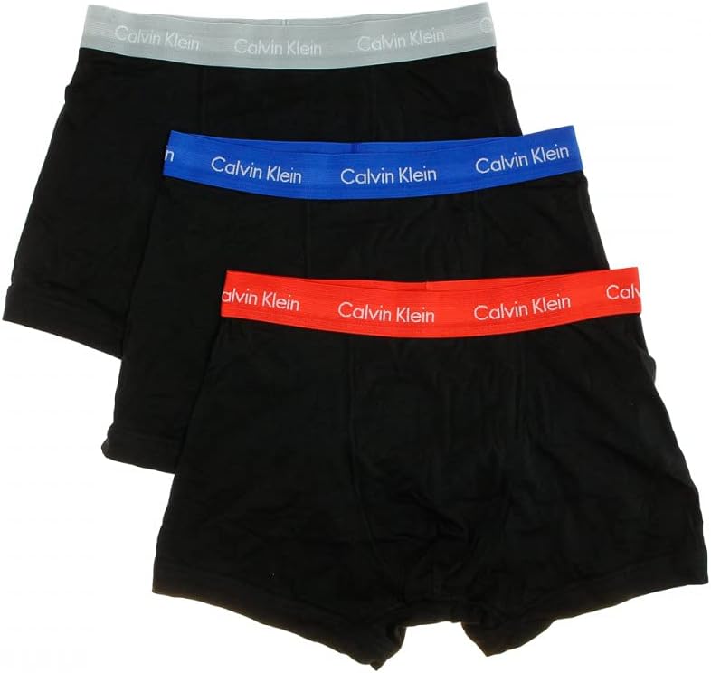 Calvin Klein Herren 3er Pack Boxershorts Trunks mit Logobund