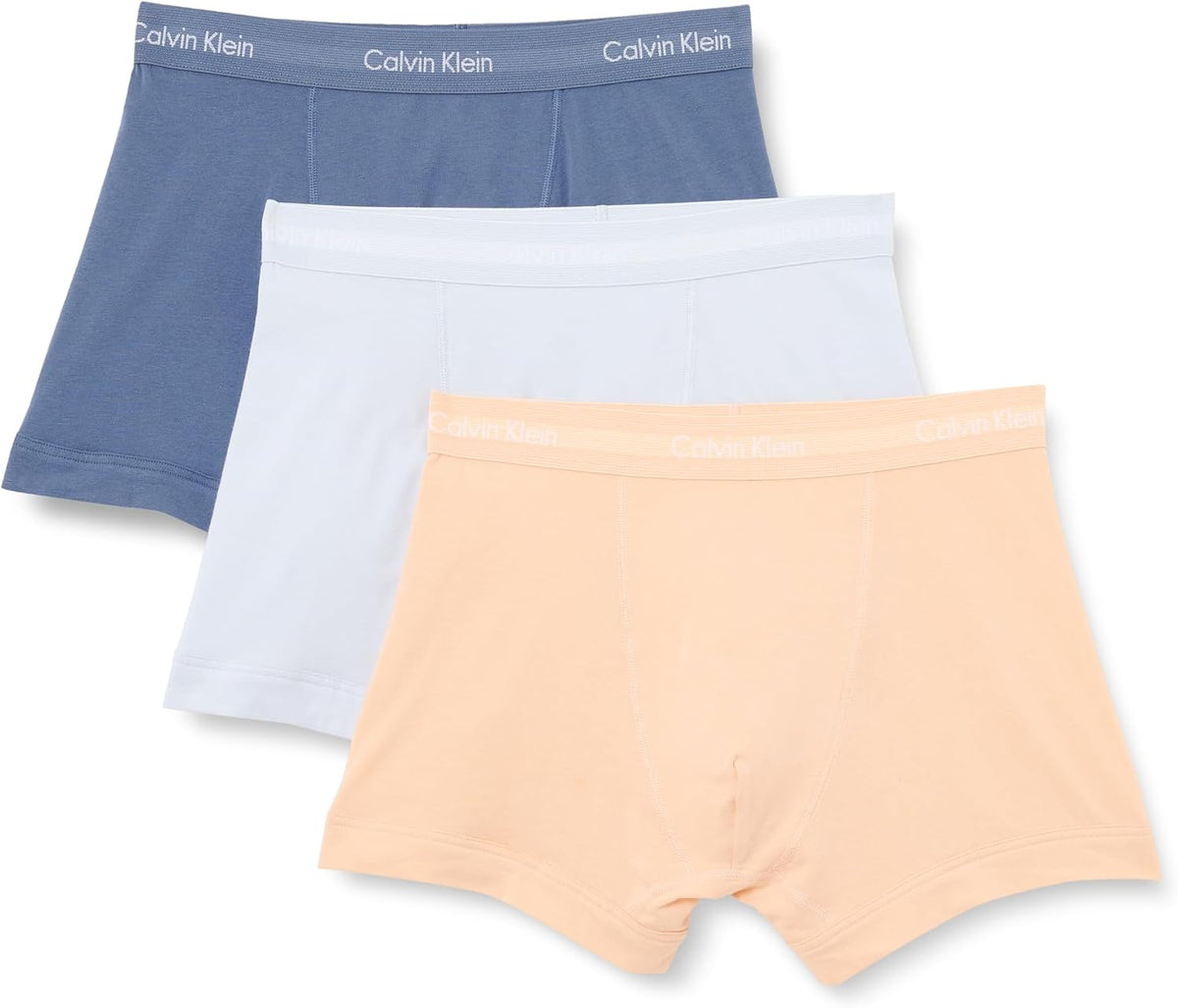 Calvin Klein Herren 3er Pack Boxershorts Trunks mit Logobund