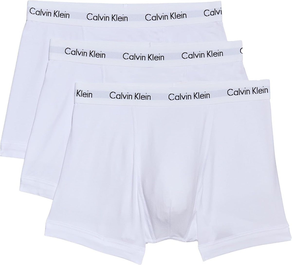 Calvin Klein Herren 3er Pack Boxershorts Trunks mit Logobund