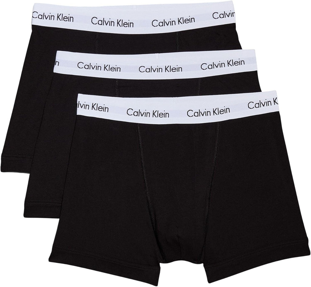 Calvin Klein Herren 3er Pack Boxershorts Trunks mit Logobund