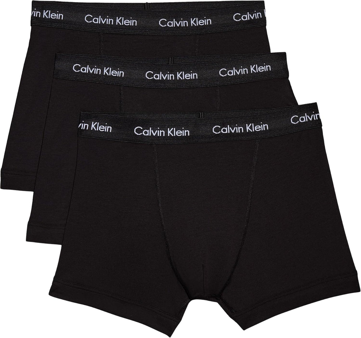 Calvin Klein Herren 3er Pack Boxershorts Trunks mit Logobund
