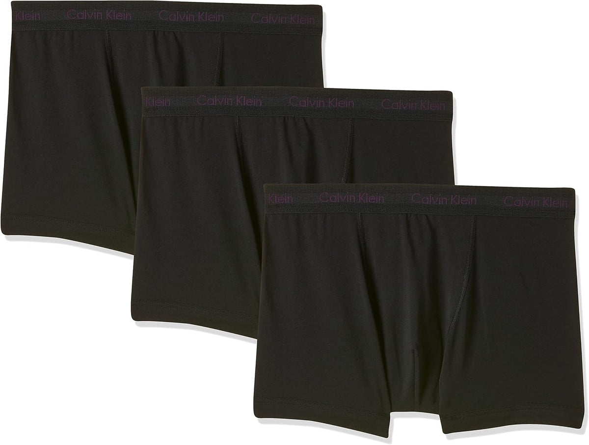 Calvin Klein Herren 3er Pack Boxershorts Trunks mit Logobund