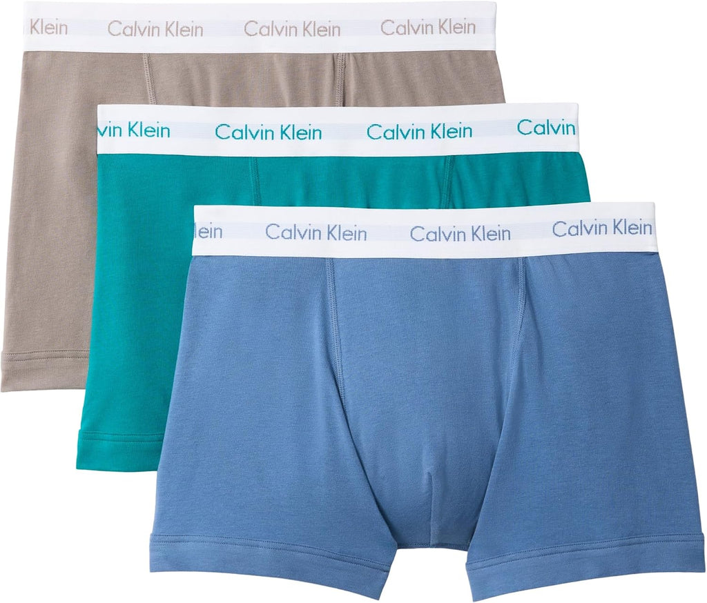 Calvin Klein Herren 3er Pack Boxershorts Trunks mit Logobund