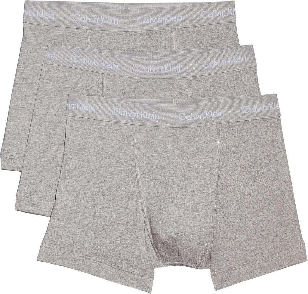 Calvin Klein Herren 3er Pack Boxershorts Trunks mit Logobund