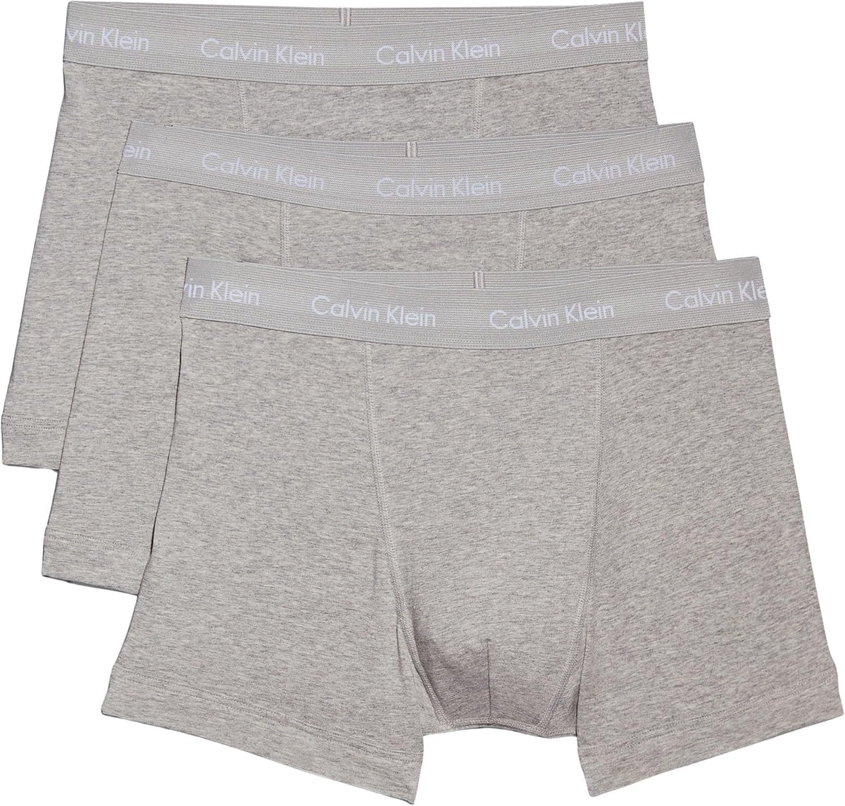 Calvin Klein Herren 3er Pack Boxershorts Trunks mit Logobund